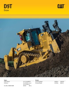 Caterpillar (CAT) D9T Specifications