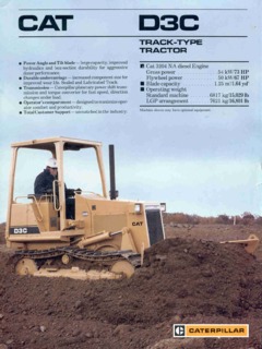 Caterpillar (CAT) D3C Specifications