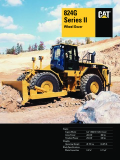 Caterpillar (CAT) 824G Series II Specifications