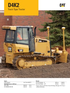 Caterpillar (CAT) D4K2 LGP Specifications