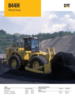 Caterpillar (CAT) 844H Specifications