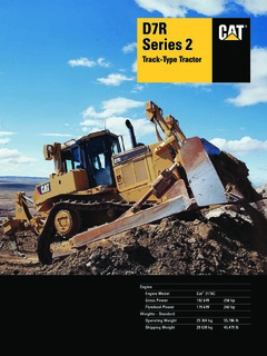 Caterpillar (CAT) D7R LGP Series II Specifications