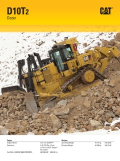 Caterpillar (CAT) D10T2 Specifications
