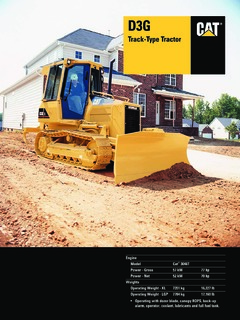 Caterpillar (CAT) D3G LGP Specifications