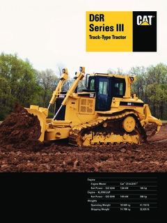 Caterpillar (CAT) D6R LGP Series III Specifications