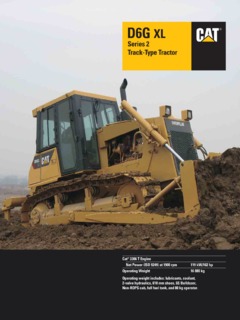 Caterpillar (CAT) D6G XL Series II Specifications