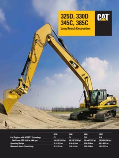 Caterpillar (CAT) 385C Specifications