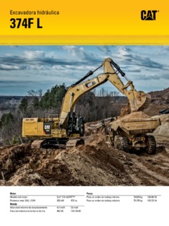 Caterpillar (CAT) 374F L Specifications