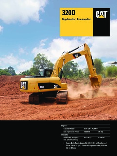 Caterpillar (CAT) 320D Specifications