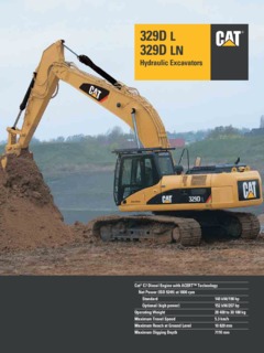 Caterpillar (CAT) 329D L Specifications