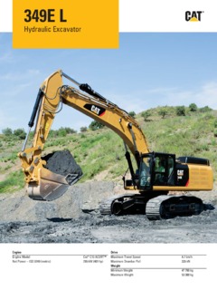 Caterpillar (CAT) 349E L Specifications