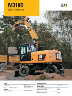 Caterpillar (CAT) M318D Specifications