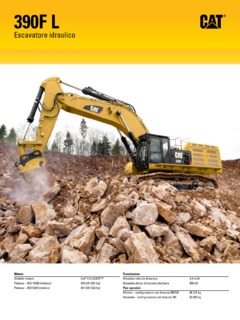 Caterpillar (CAT) 390F L Specifications