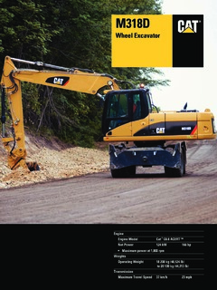 Caterpillar (CAT) M318D Specifications