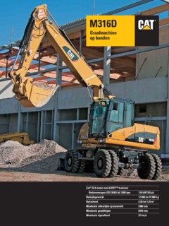 Caterpillar (CAT) M316D Specifications