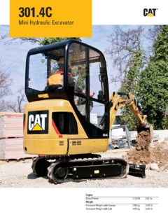 Caterpillar (CAT) 301.4C Specifications
