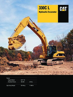 Caterpillar (CAT) 330C L Specifications