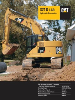Caterpillar (CAT) 321D LCR Specifications