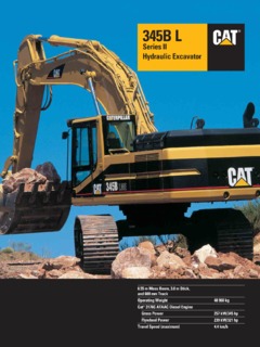 Caterpillar (CAT) 345B L Series II Specifications