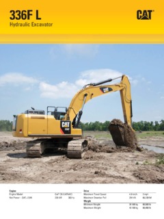 Caterpillar (CAT) 336F L Specifications