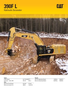 Caterpillar (CAT) 390F L Specifications