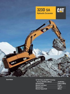 Caterpillar (CAT) 323D SA Specifications