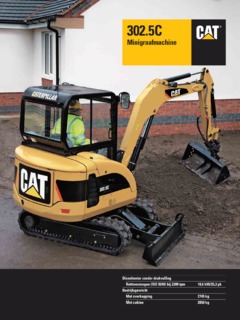 Caterpillar (CAT) 302.5C Specifications