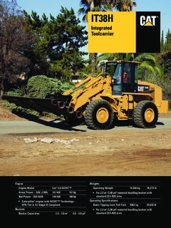 Caterpillar (CAT) IT38H Specifications
