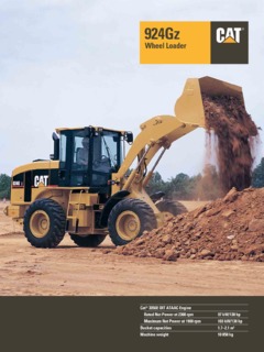 Caterpillar (CAT) 924Gz Specifications