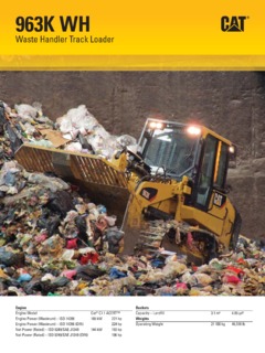 Caterpillar (CAT) 963K WH Specifications