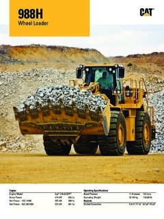 Caterpillar (CAT) 988H Specifications