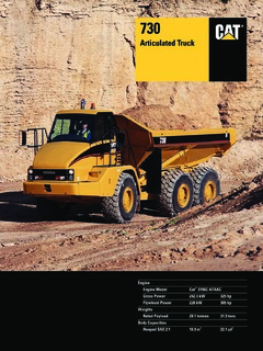 Caterpillar (CAT) 730 Specifications