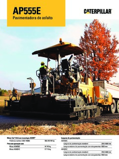 Caterpillar (CAT) AP555E Specifications