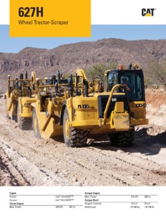 Caterpillar (CAT) 627H Specifications