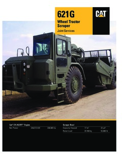 Caterpillar (CAT) 621G Specifications