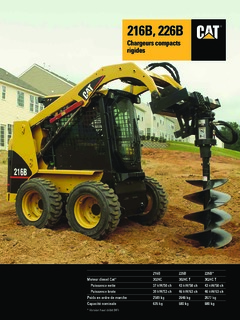 Caterpillar (CAT) 216B Specifications