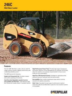 Caterpillar (CAT) 246C Specifications