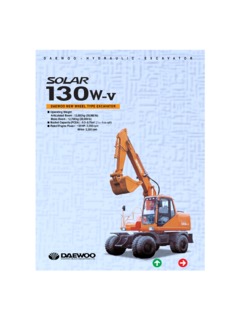 Daewoo Solar 130W-V Specifications