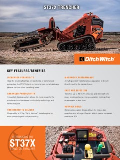 Ditch Witch ST37X Specifications