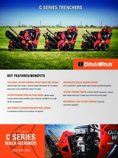 Ditch Witch C12 Specifications