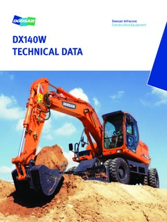 Doosan DX140W Specifications