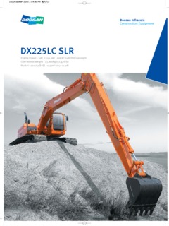 Doosan DX225LC SLR Specifications