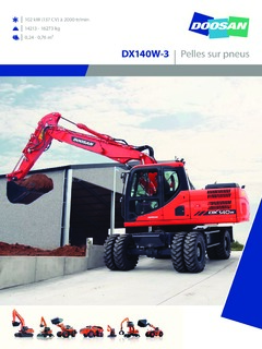 Doosan DX140W-3 Specifications