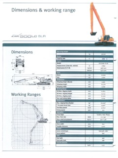 Doosan DX300LC SLR Specifications