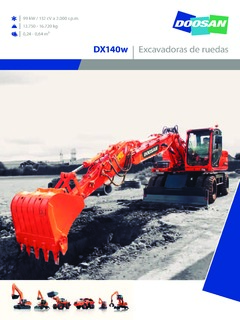Doosan DX140W Specifications