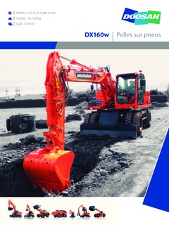 Doosan DX160W Specifications