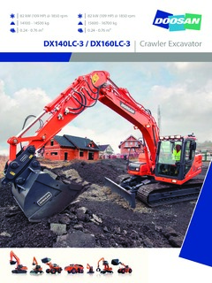 Doosan DX160LC-3 Specifications