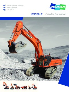 Doosan DX520LC Specifications