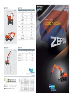 Doosan DX140W Specifications