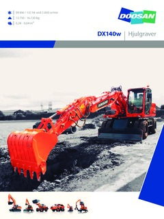 Doosan DX140W Specifications
